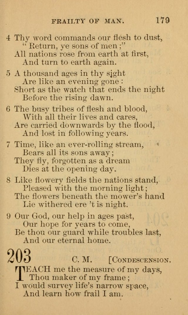 A Collection of Psalms and Hymns: suited to the various occasions of public worship and private devotion page 179