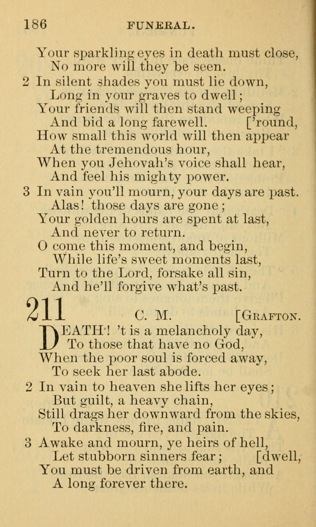 A Collection of Psalms and Hymns: suited to the various occasions of public worship and private devotion page 186