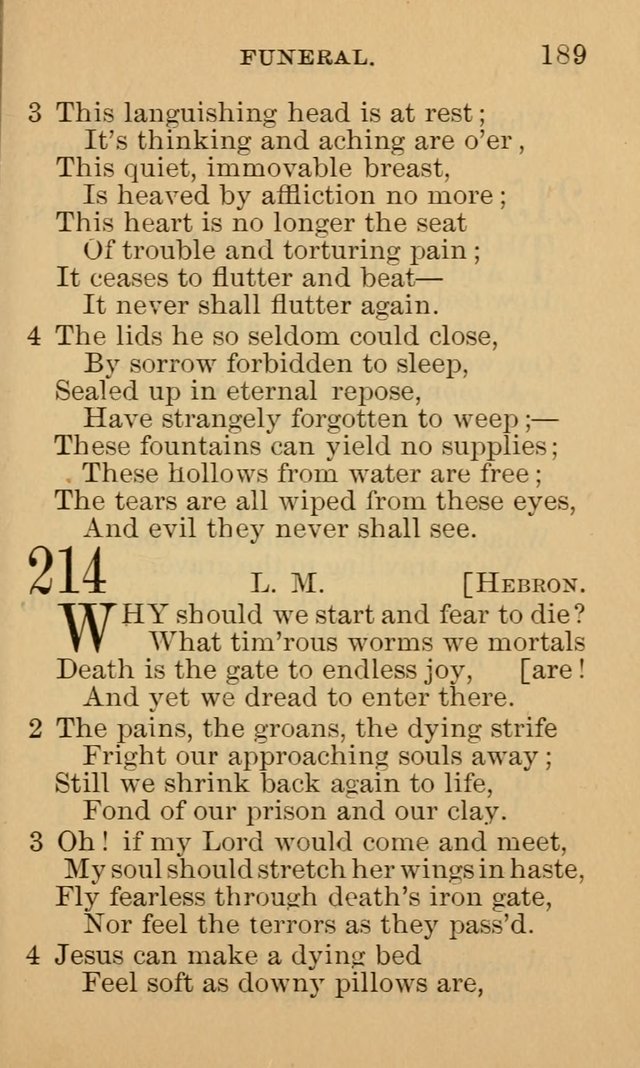 A Collection of Psalms and Hymns: suited to the various occasions of public worship and private devotion page 189