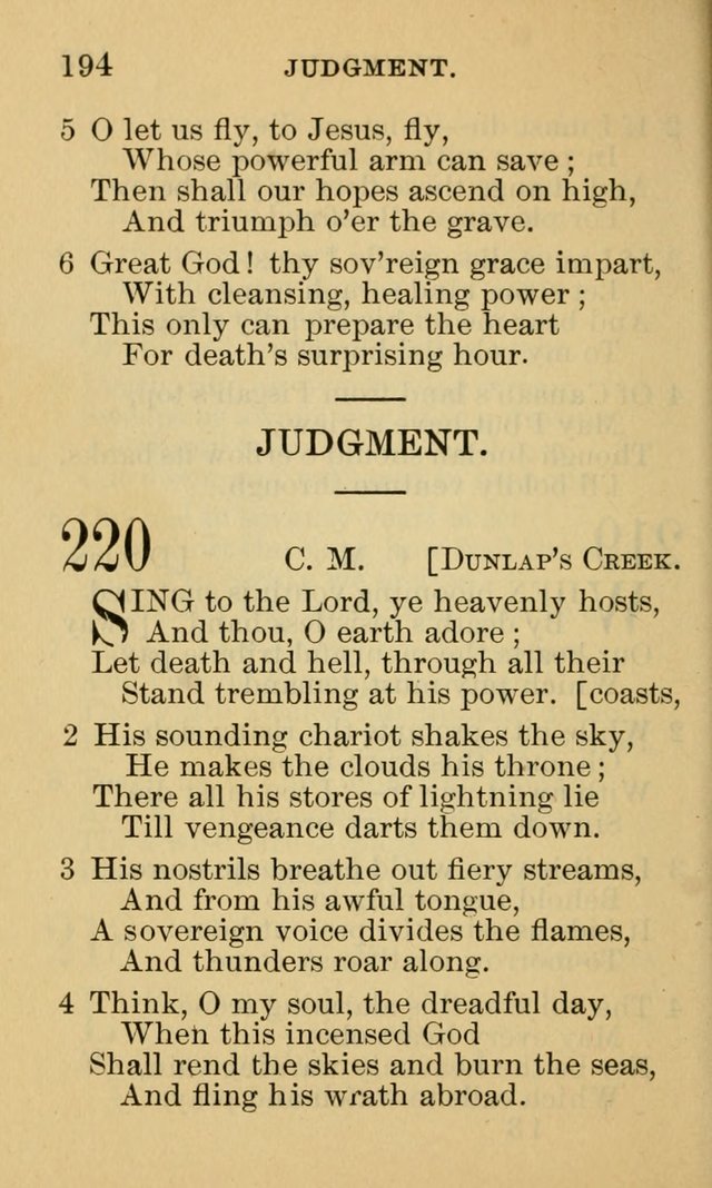 A Collection of Psalms and Hymns: suited to the various occasions of public worship and private devotion page 194