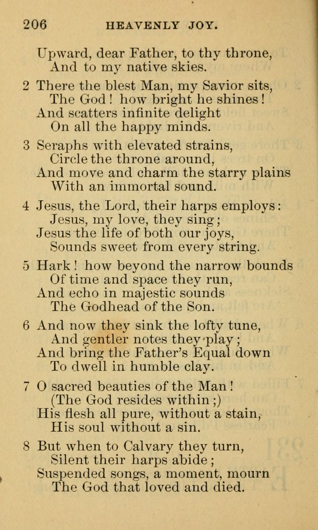 A Collection of Psalms and Hymns: suited to the various occasions of public worship and private devotion page 206