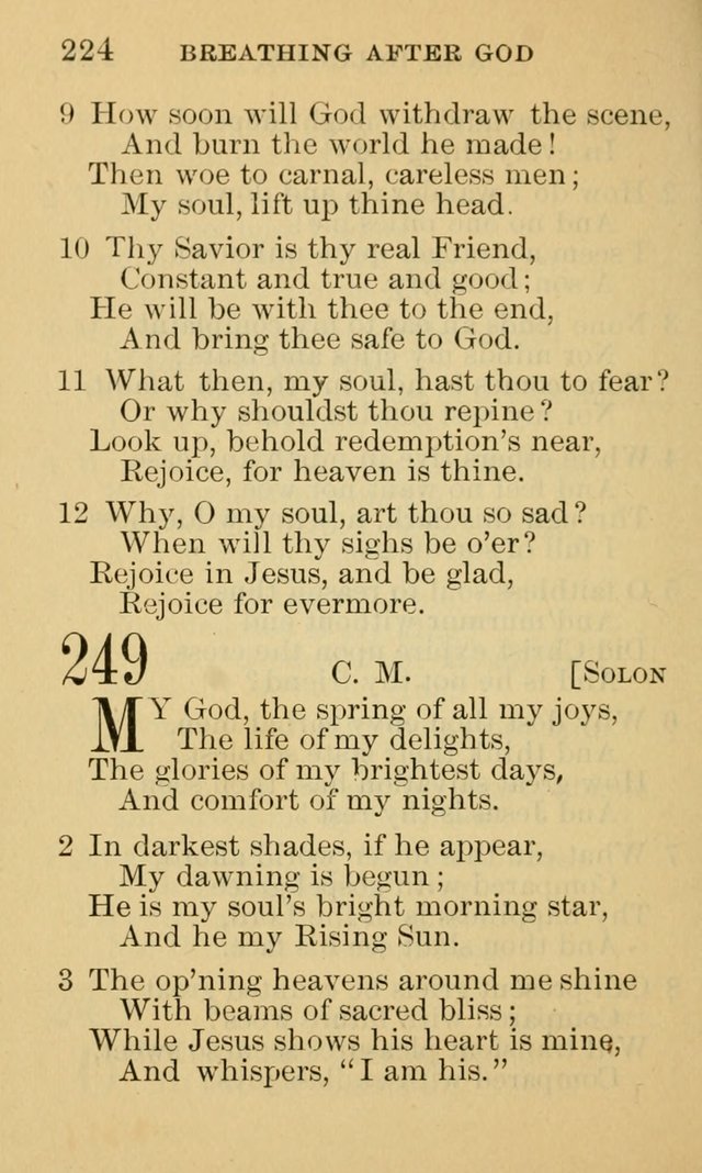 A Collection of Psalms and Hymns: suited to the various occasions of public worship and private devotion page 224