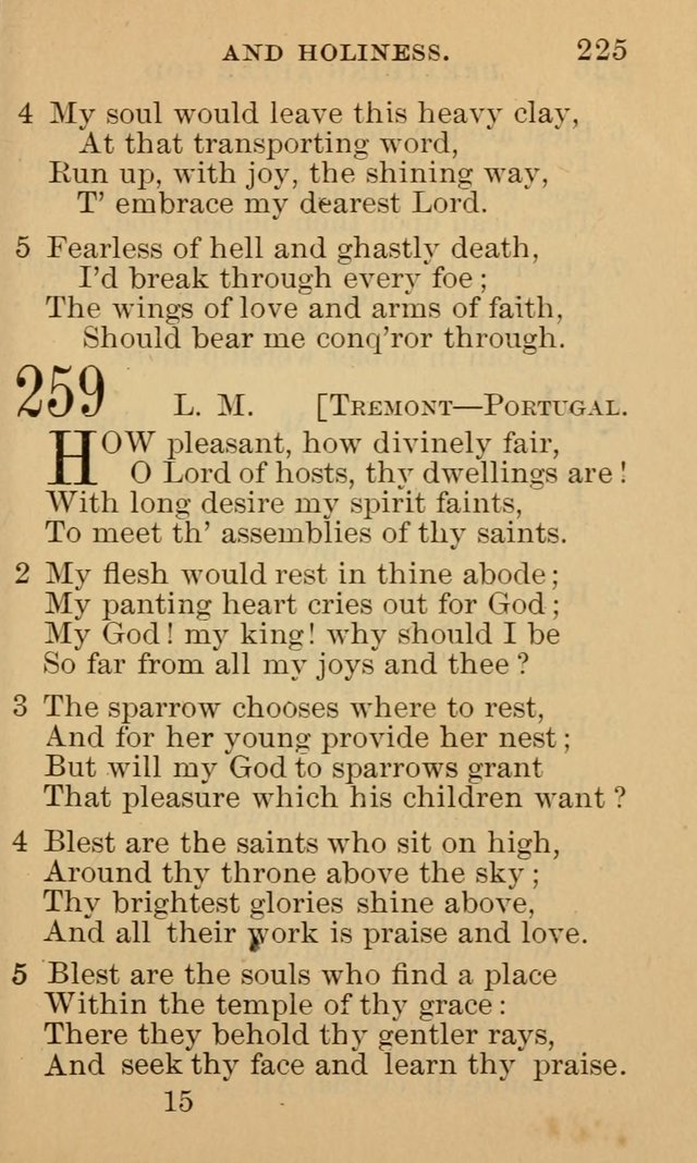 A Collection of Psalms and Hymns: suited to the various occasions of public worship and private devotion page 225