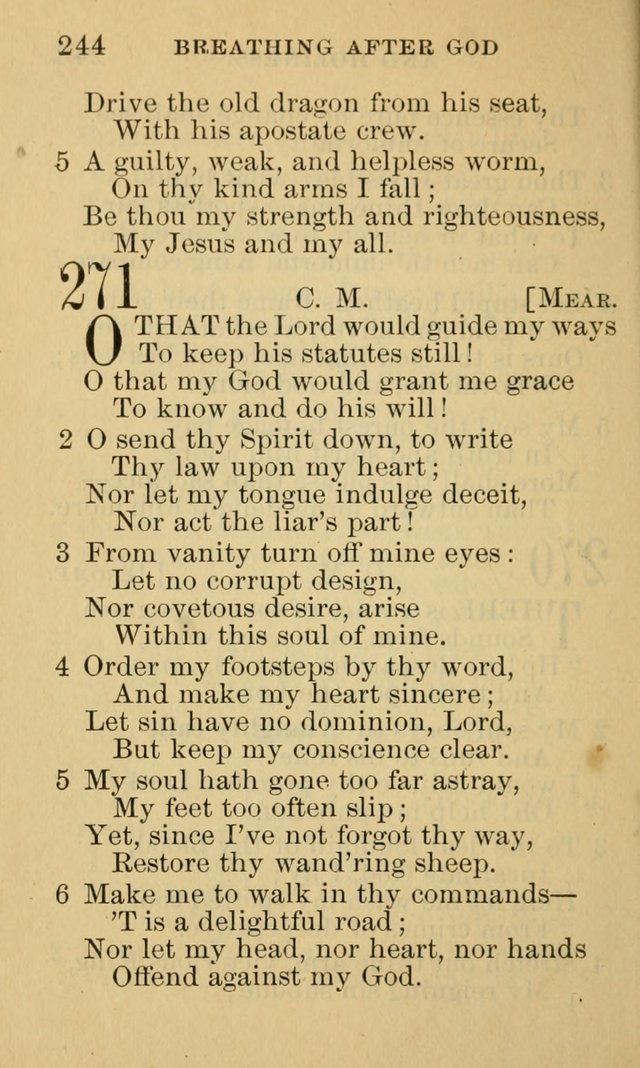 A Collection of Psalms and Hymns: suited to the various occasions of public worship and private devotion page 244