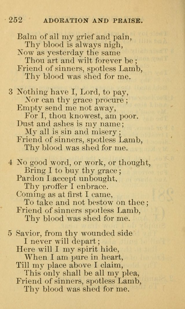 A Collection of Psalms and Hymns: suited to the various occasions of public worship and private devotion page 252