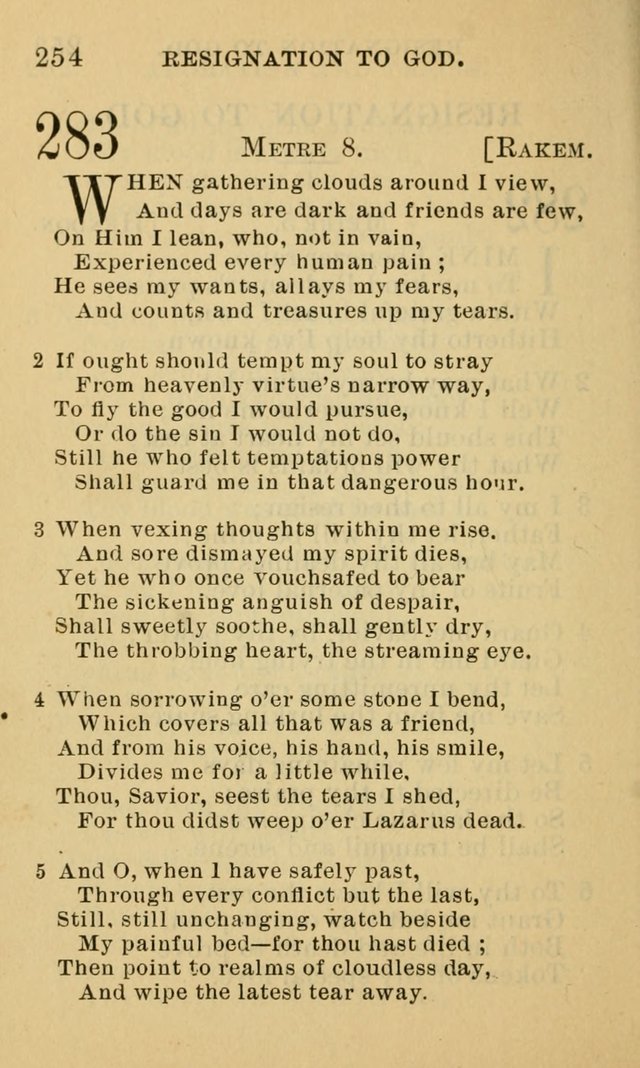 A Collection of Psalms and Hymns: suited to the various occasions of public worship and private devotion page 254