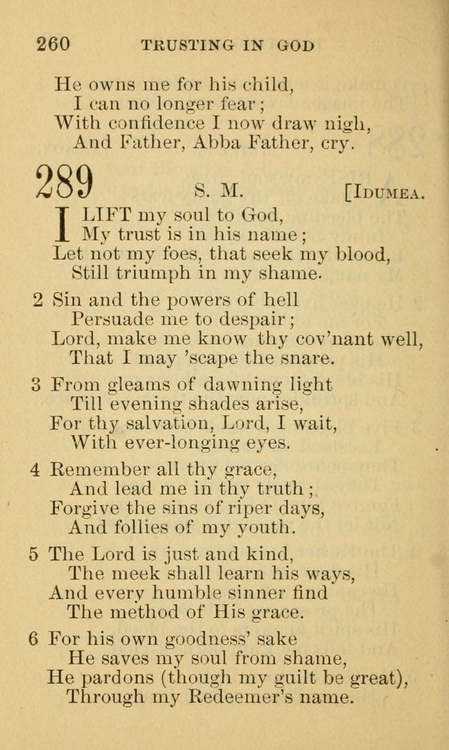 A Collection of Psalms and Hymns: suited to the various occasions of public worship and private devotion page 260