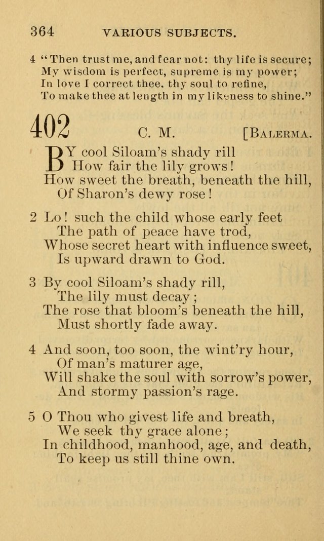 A Collection of Psalms and Hymns: suited to the various occasions of public worship and private devotion page 364