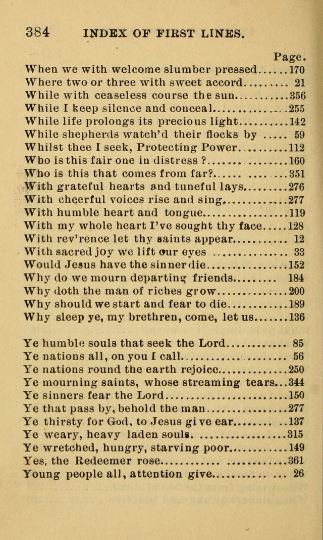 A Collection of Psalms and Hymns: suited to the various occasions of public worship and private devotion page 384