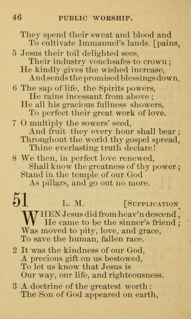 A Collection of Psalms and Hymns: suited to the various occasions of public worship and private devotion page 46