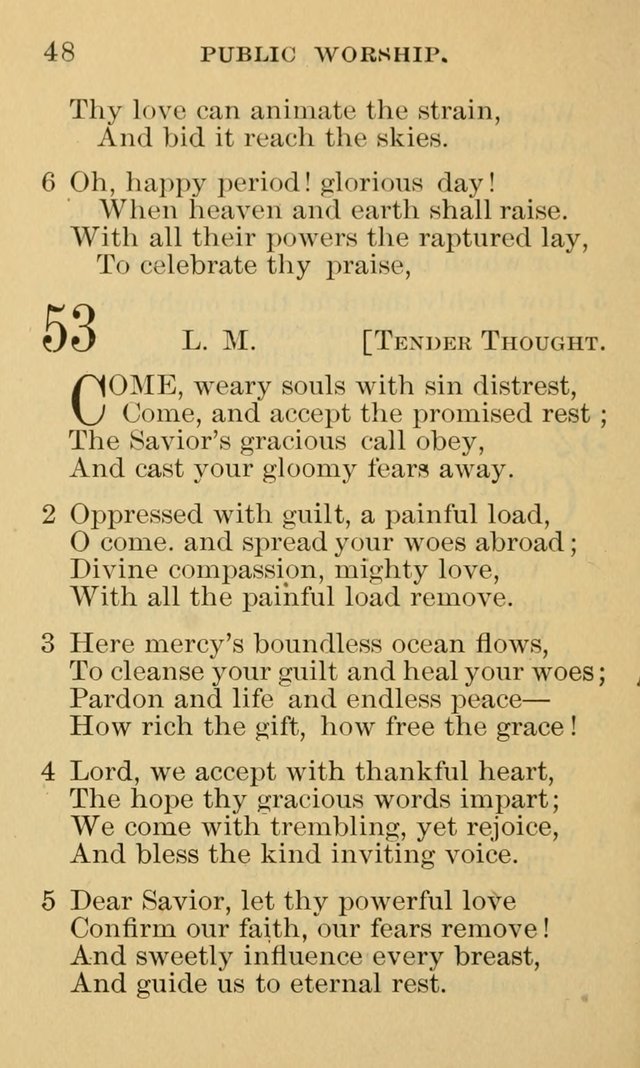 A Collection of Psalms and Hymns: suited to the various occasions of public worship and private devotion page 48