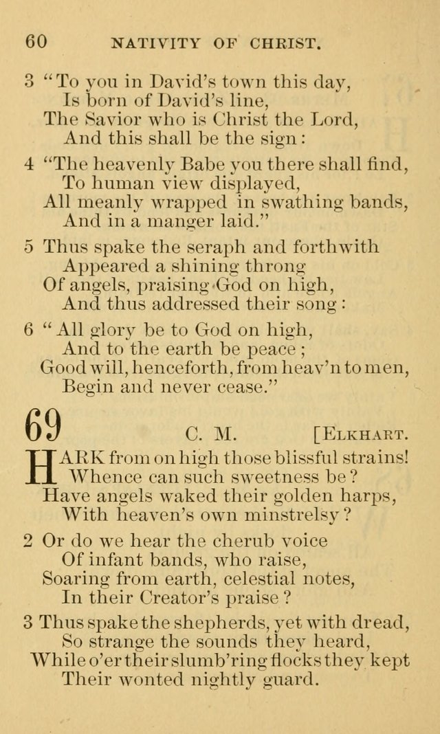 A Collection of Psalms and Hymns: suited to the various occasions of public worship and private devotion page 60