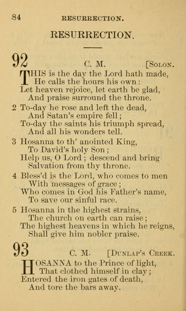 A Collection of Psalms and Hymns: suited to the various occasions of public worship and private devotion page 84