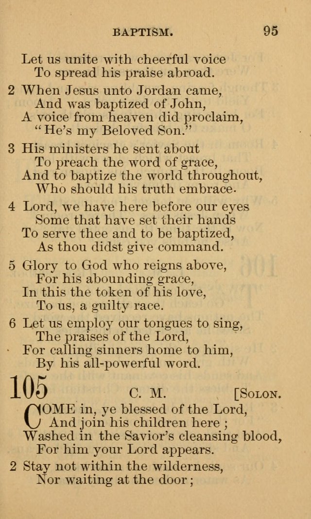 A Collection of Psalms and Hymns: suited to the various occasions of public worship and private devotion page 95