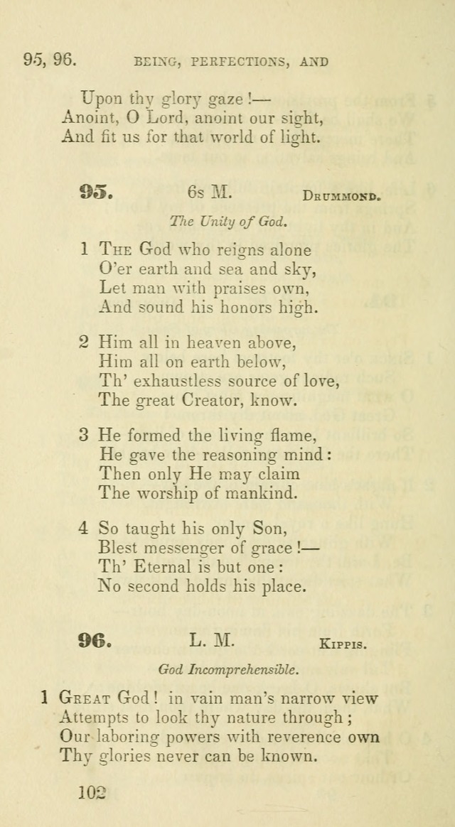 A Collection of Psalms and Hymns for the use of Universalist Societies and Families (13th ed.) page 100