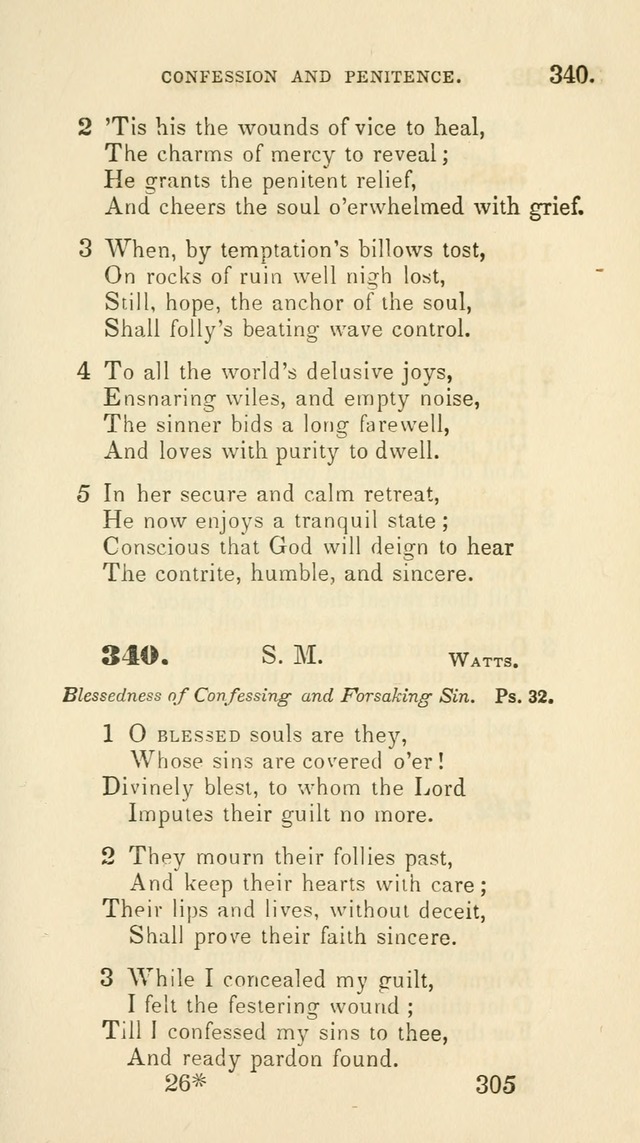 A Collection of Psalms and Hymns for the use of Universalist Societies and Families (13th ed.) page 305