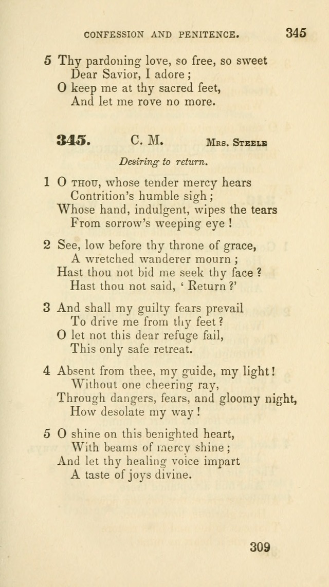 A Collection of Psalms and Hymns for the use of Universalist Societies and Families (13th ed.) page 309