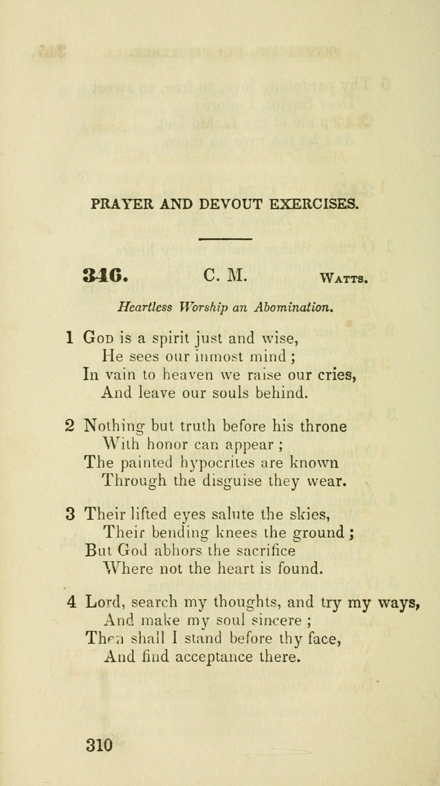 A Collection of Psalms and Hymns for the use of Universalist Societies and Families (13th ed.) page 310