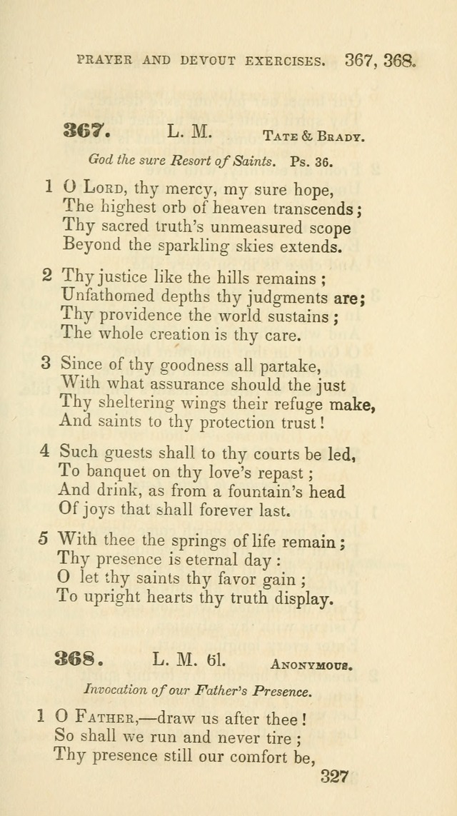 A Collection of Psalms and Hymns for the use of Universalist Societies and Families (13th ed.) page 327