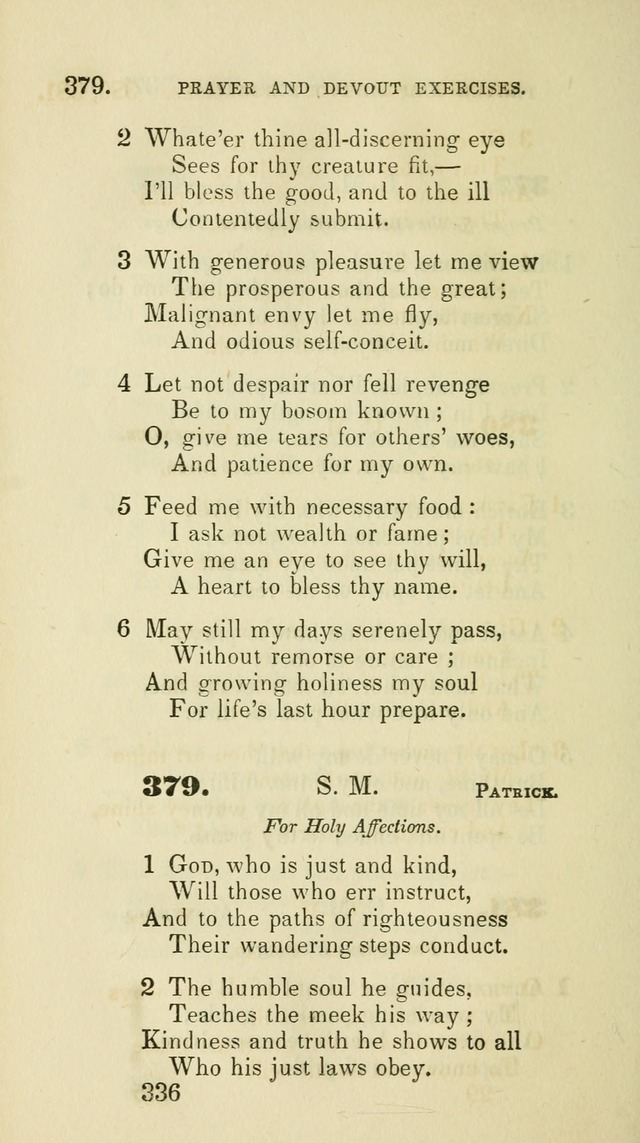 A Collection of Psalms and Hymns for the use of Universalist Societies and Families (13th ed.) page 336