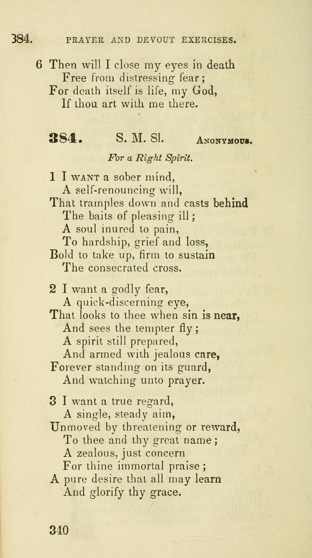 A Collection of Psalms and Hymns for the use of Universalist Societies and Families (13th ed.) page 340