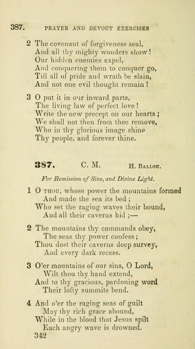 A Collection of Psalms and Hymns for the use of Universalist Societies and Families (13th ed.) page 342