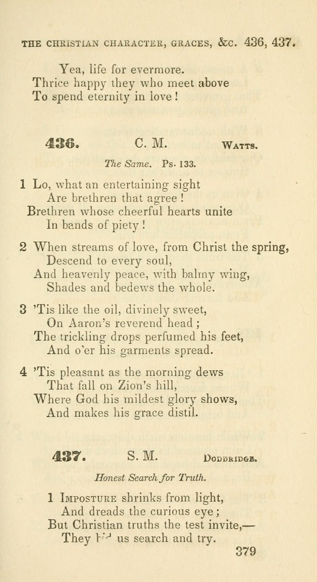 A Collection of Psalms and Hymns for the use of Universalist Societies and Families (13th ed.) page 379