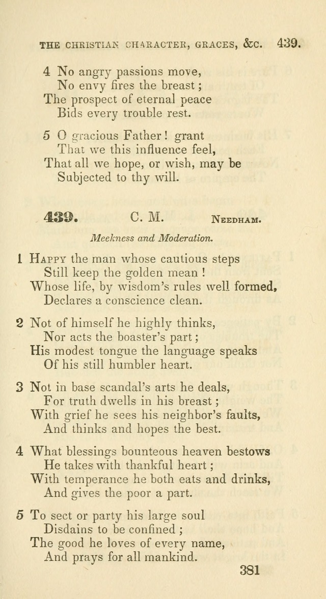 A Collection of Psalms and Hymns for the use of Universalist Societies and Families (13th ed.) page 381