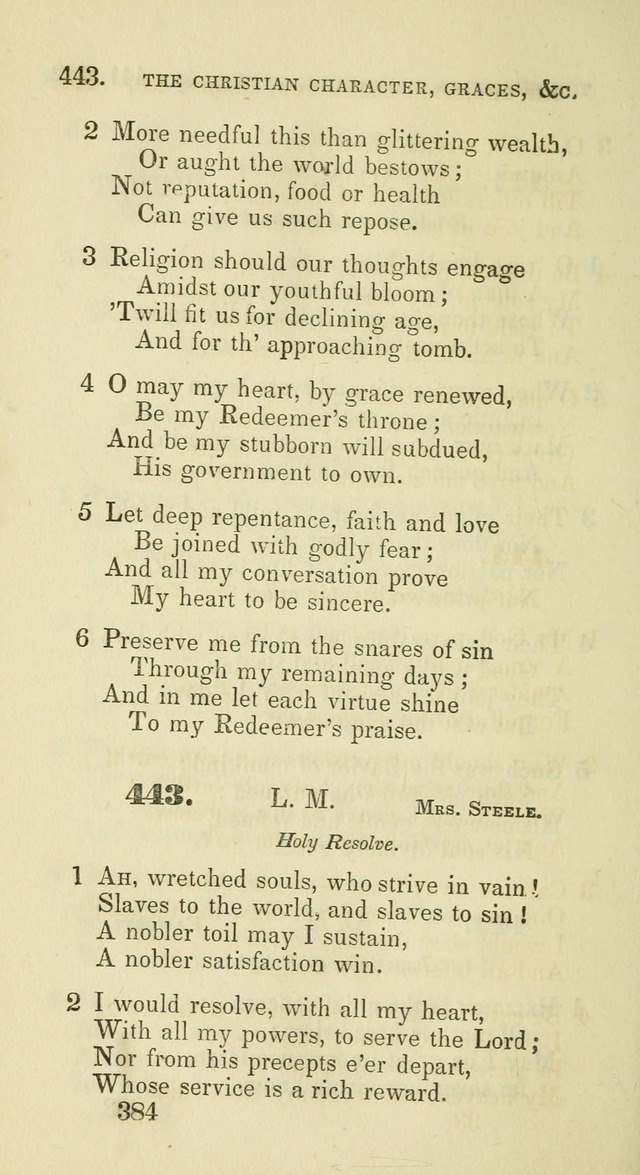 A Collection of Psalms and Hymns for the use of Universalist Societies and Families (13th ed.) page 384