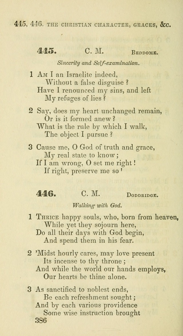 A Collection of Psalms and Hymns for the use of Universalist Societies and Families (13th ed.) page 386