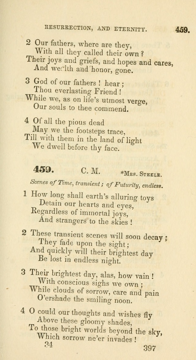 A Collection of Psalms and Hymns for the use of Universalist Societies and Families (13th ed.) page 397