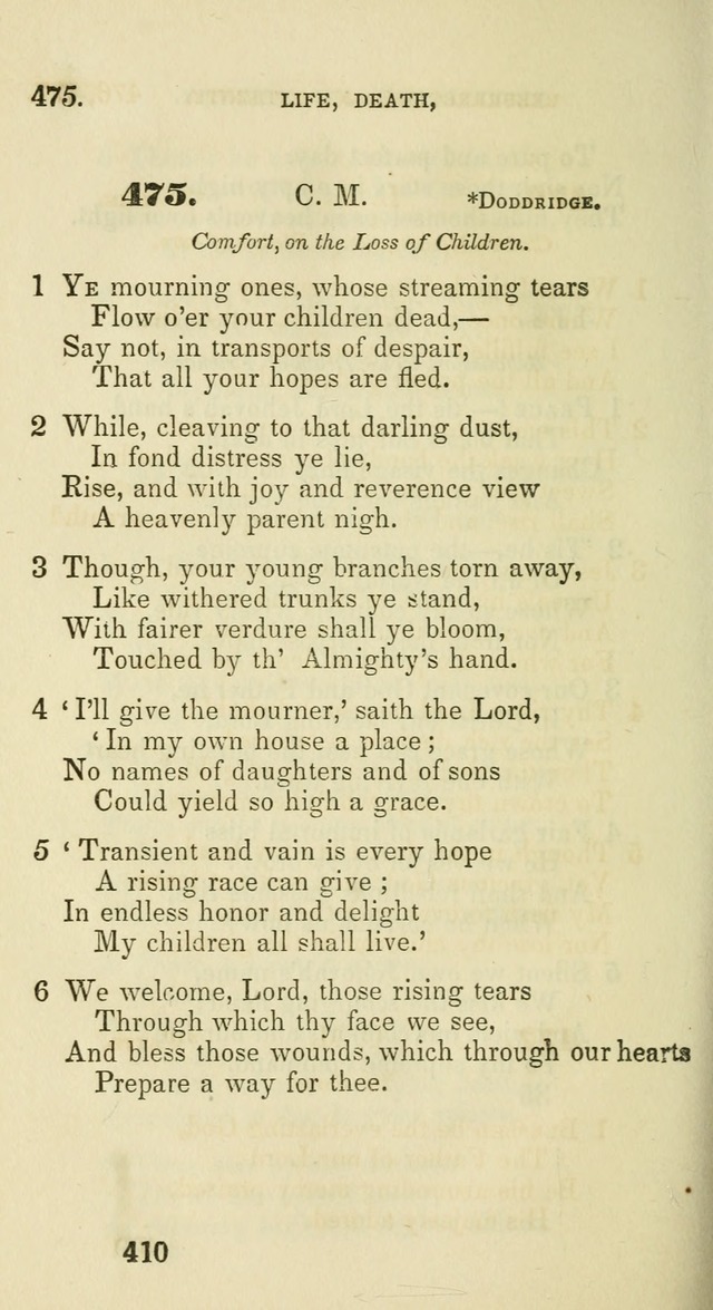 A Collection of Psalms and Hymns for the use of Universalist Societies and Families (13th ed.) page 410