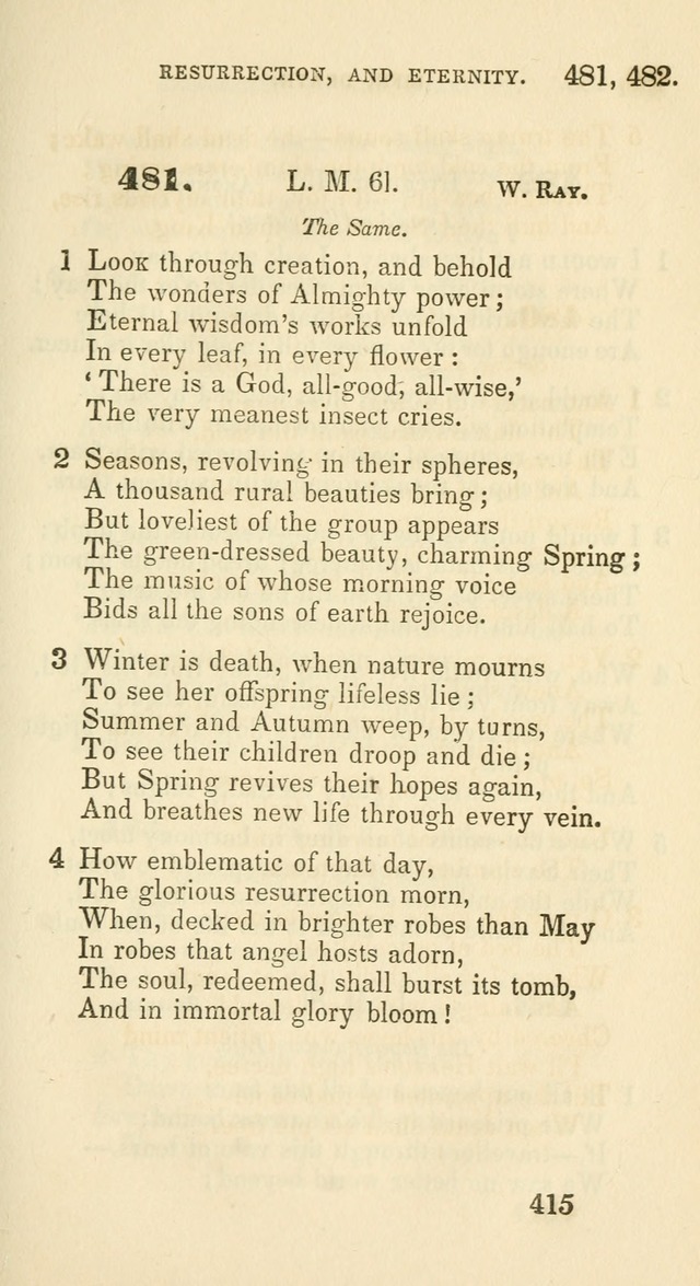 A Collection of Psalms and Hymns for the use of Universalist Societies and Families (13th ed.) page 415