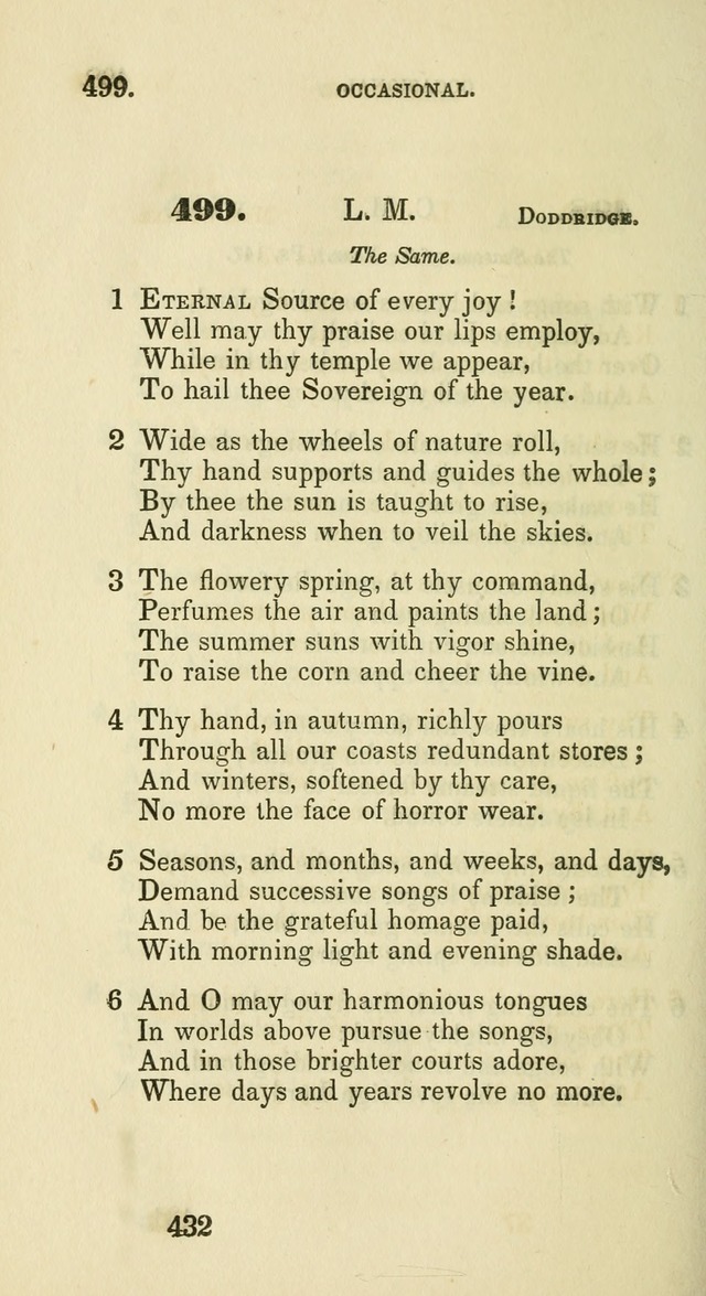 A Collection of Psalms and Hymns for the use of Universalist Societies and Families (13th ed.) page 432