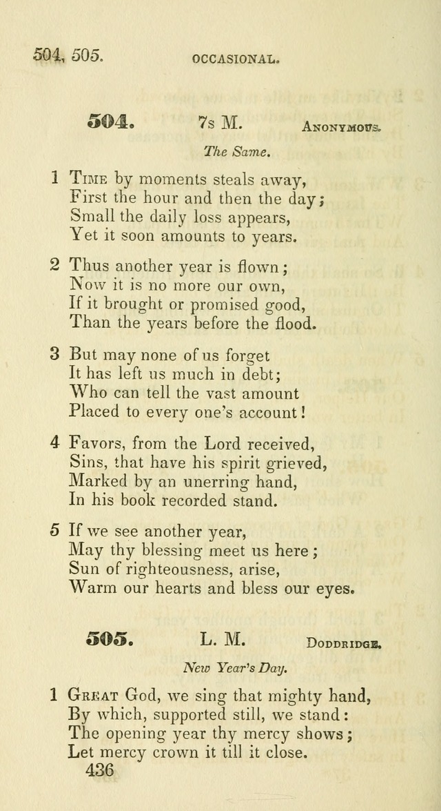 A Collection of Psalms and Hymns for the use of Universalist Societies and Families (13th ed.) page 436