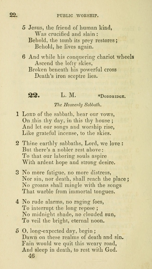 A Collection of Psalms and Hymns for the use of Universalist Societies and Families (13th ed.) page 44