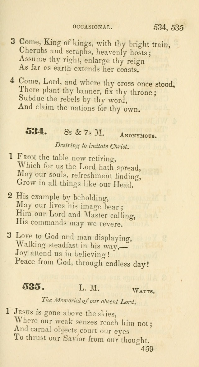 A Collection of Psalms and Hymns for the use of Universalist Societies and Families (13th ed.) page 461