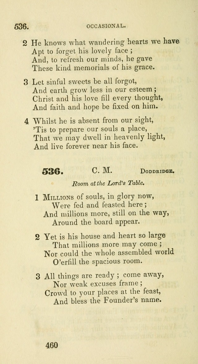 A Collection of Psalms and Hymns for the use of Universalist Societies and Families (13th ed.) page 462