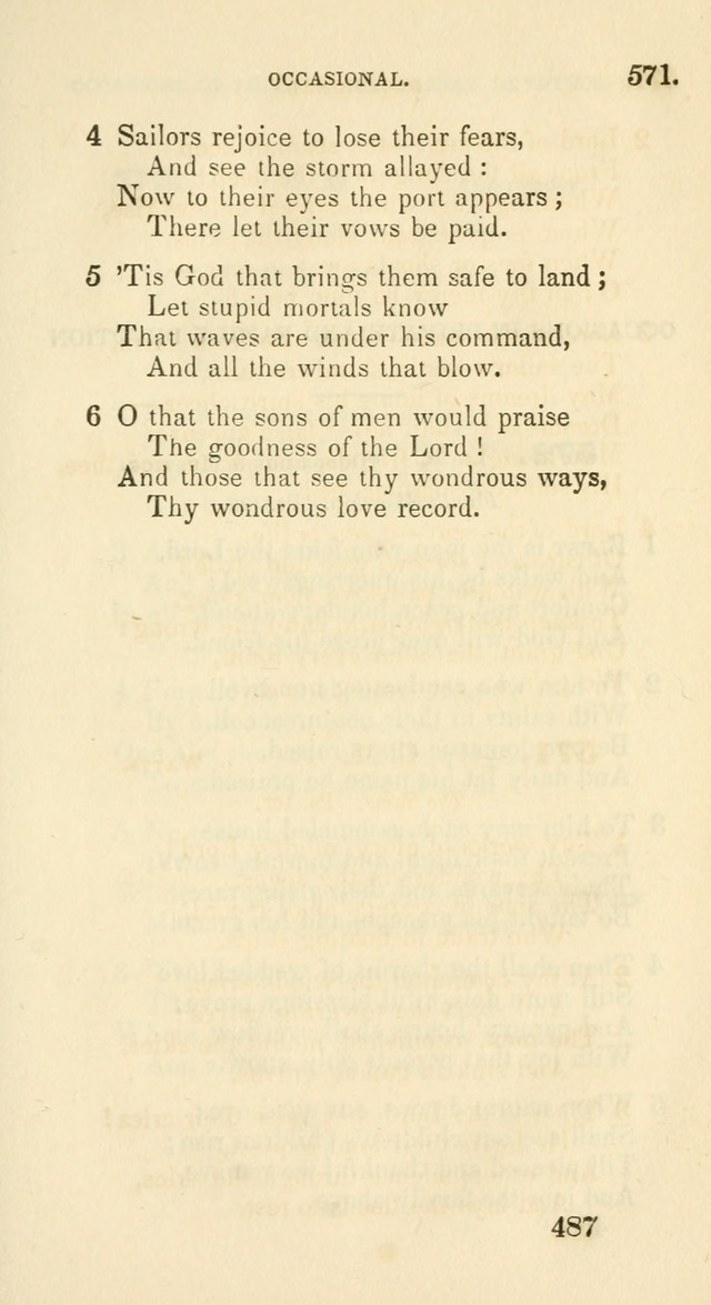 A Collection of Psalms and Hymns for the use of Universalist Societies and Families (13th ed.) page 489