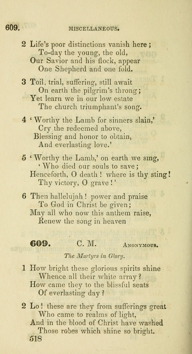 A Collection of Psalms and Hymns for the use of Universalist Societies and Families (13th ed.) page 520