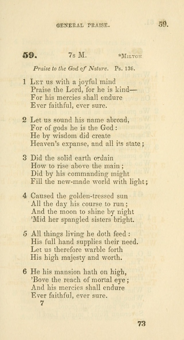 A Collection of Psalms and Hymns for the use of Universalist Societies and Families (13th ed.) page 71