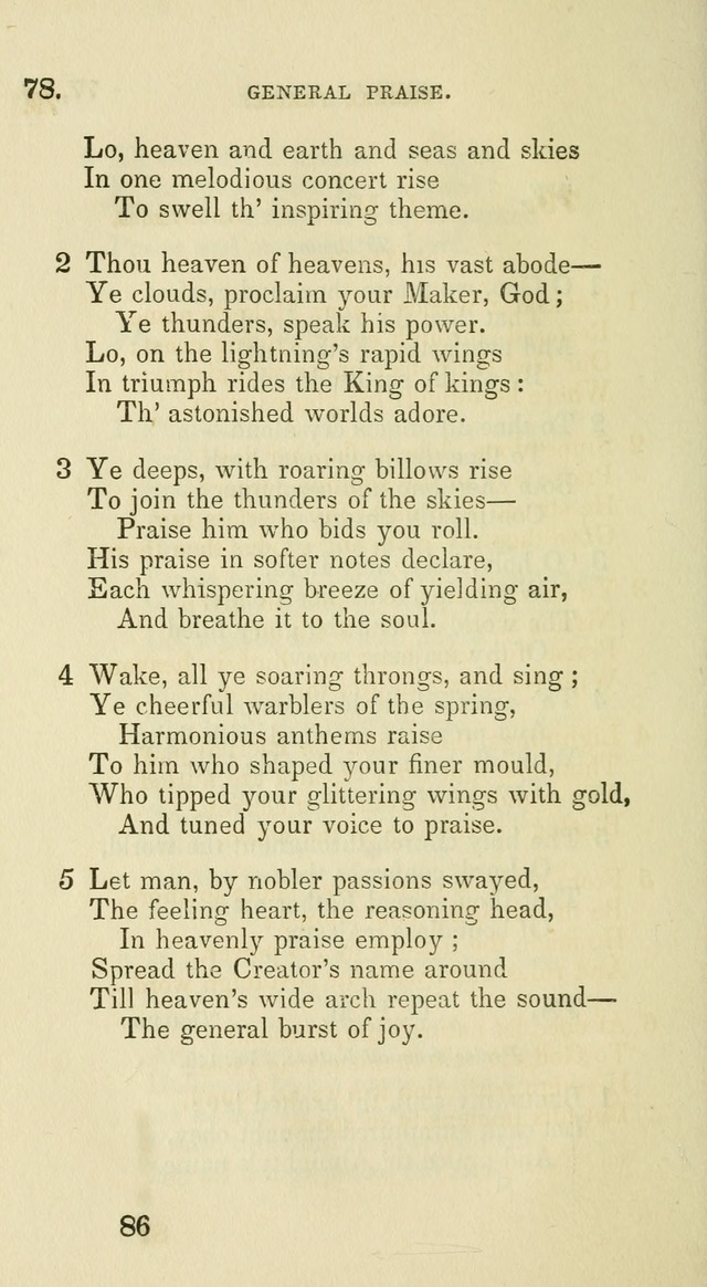 A Collection of Psalms and Hymns for the use of Universalist Societies and Families (13th ed.) page 84