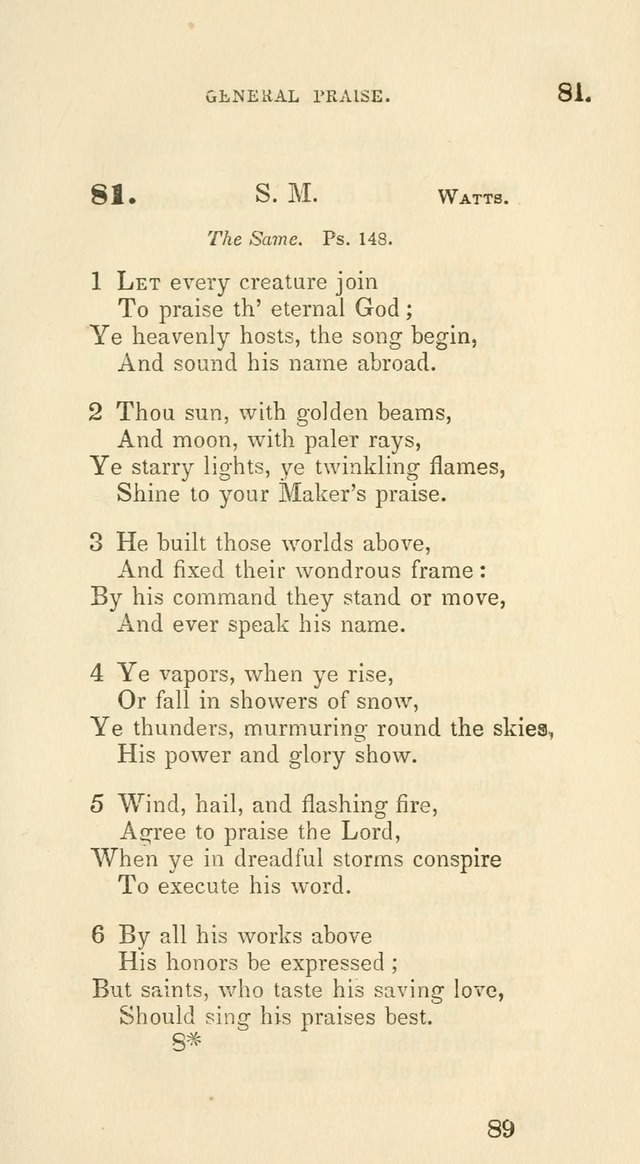 A Collection of Psalms and Hymns for the use of Universalist Societies and Families (13th ed.) page 87