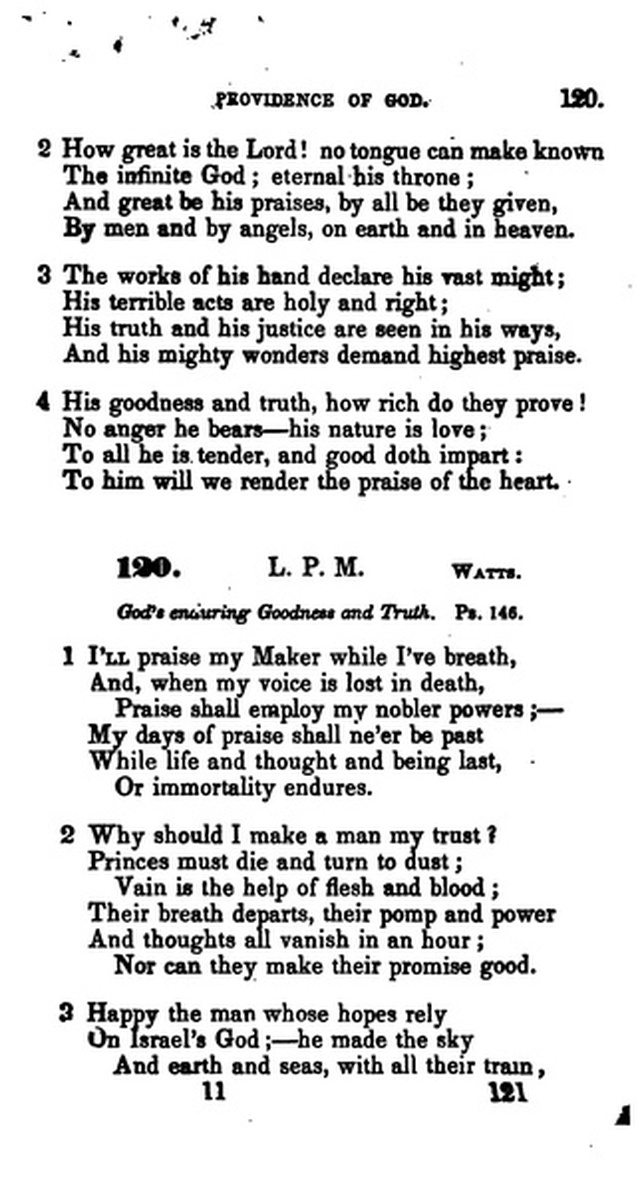 A Collection of Psalms and Hymns for the Use of Universalist Societies and Families 16ed.   page 122