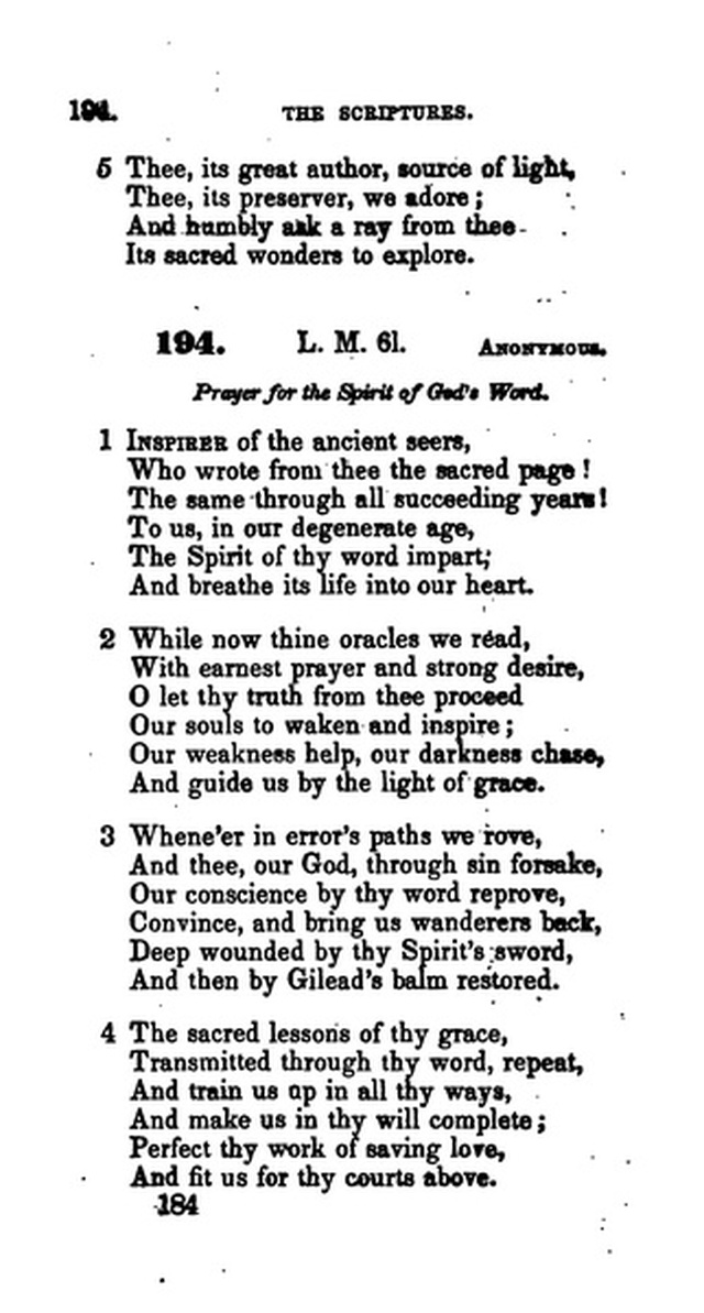 A Collection of Psalms and Hymns for the Use of Universalist Societies and Families 16ed.   page 185