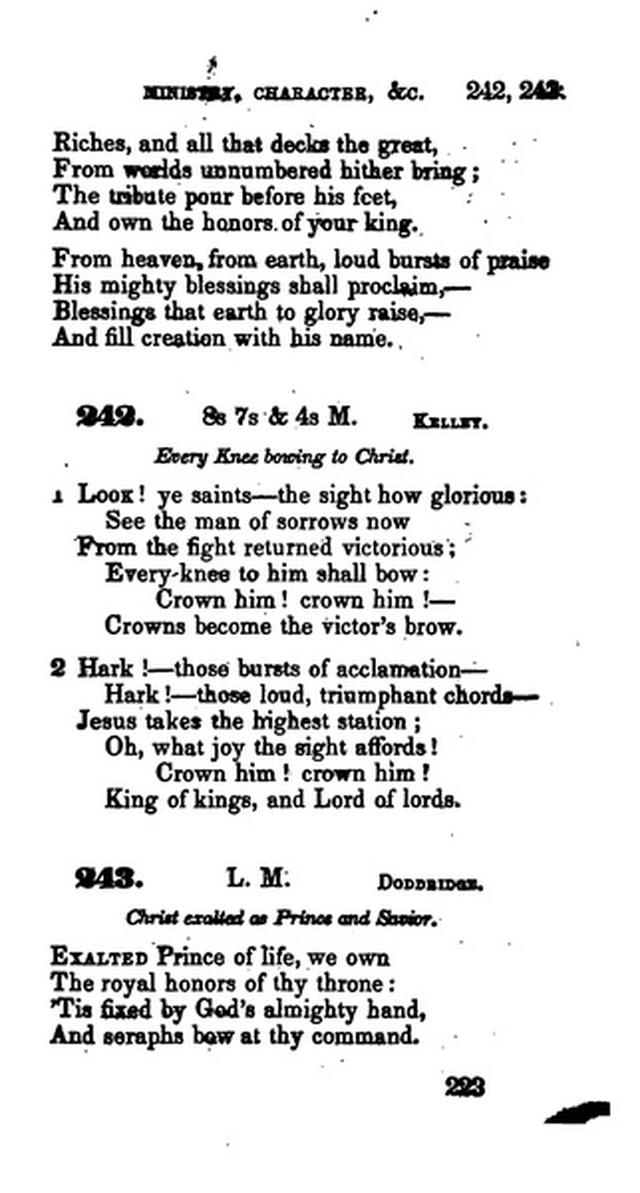 A Collection of Psalms and Hymns for the Use of Universalist Societies and Families 16ed.   page 224