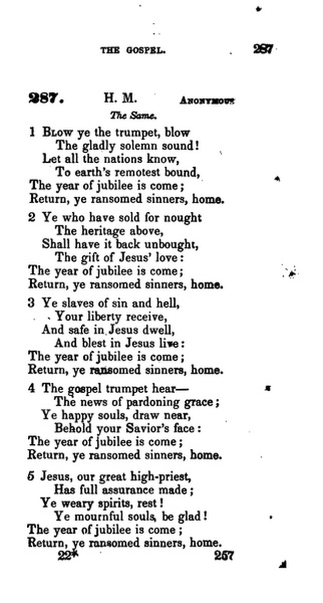 A Collection of Psalms and Hymns for the Use of Universalist Societies and Families 16ed.   page 258