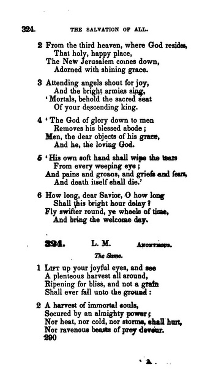 A Collection of Psalms and Hymns for the Use of Universalist Societies and Families 16ed.   page 291