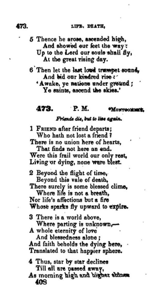 A Collection of Psalms and Hymns for the Use of Universalist Societies and Families 16ed.   page 409