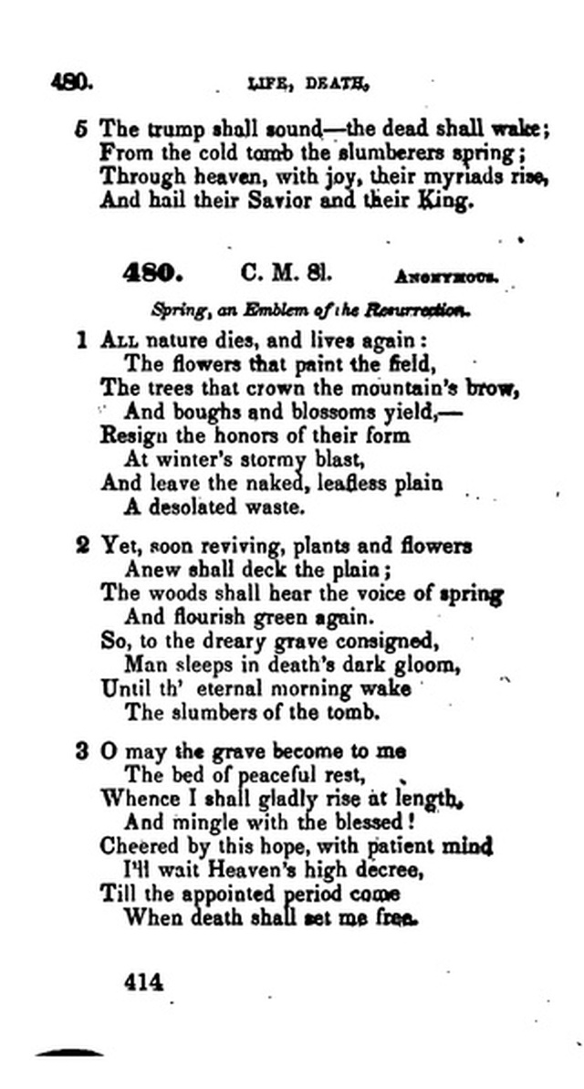 A Collection of Psalms and Hymns for the Use of Universalist Societies and Families 16ed.   page 415